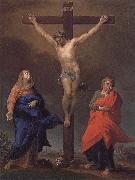 Pompeo Batoni The Cross of Christ, the Virgin and St. John s Evangelical painting